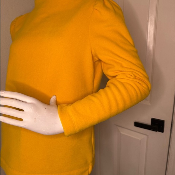 Talbots Vibrant Yellow Long Sleeve Top. #221 - Picture 5 of 12